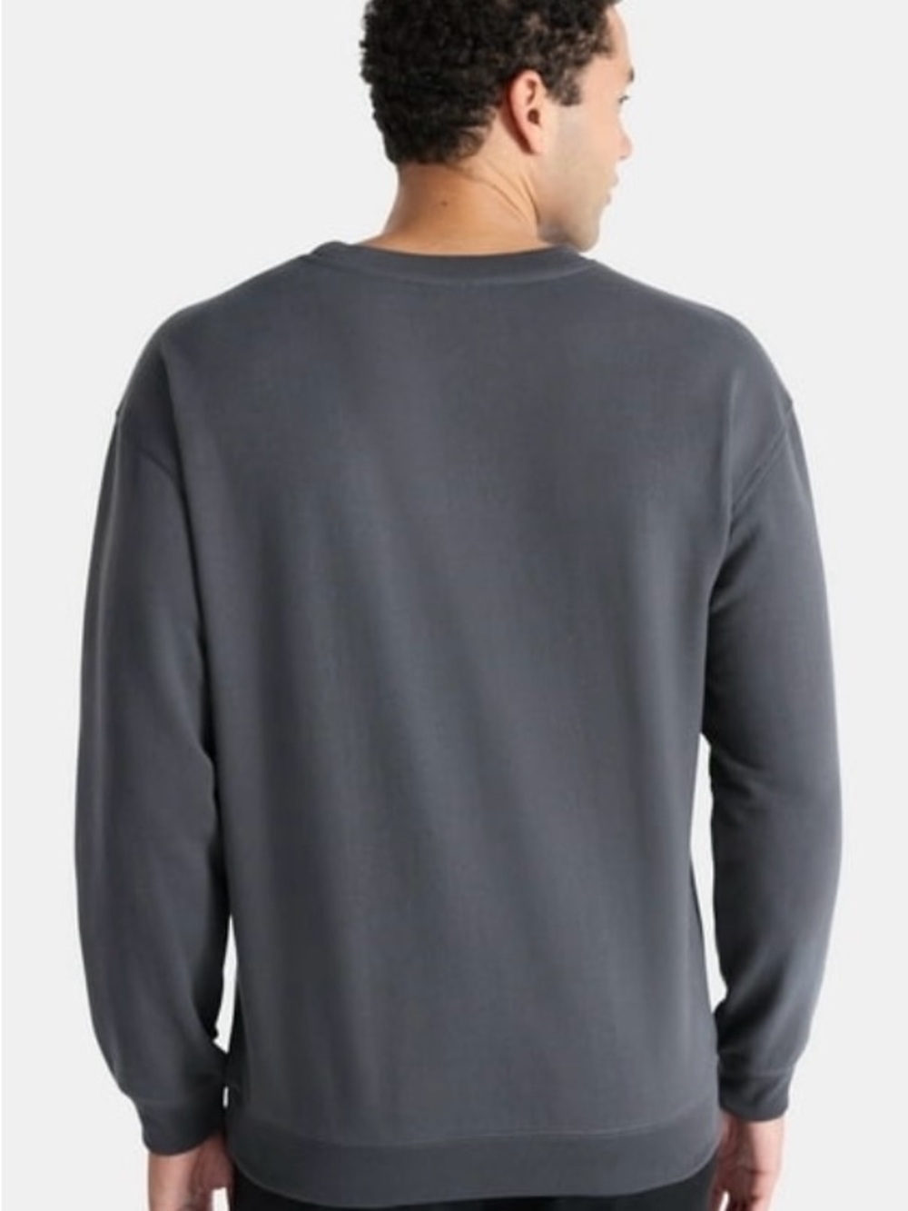 Nascar Charcoal Crewneck Sweatshirt with Red Racecar Graphic - Picture 5 of 5